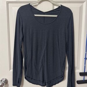 Lululemon Gray Long Sleeve Top